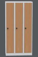 Szafka BHP pracownicza z drzwiami laminowanymi BAS 33AL