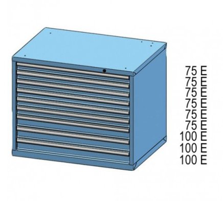 Kontenerek z szufladami ZG 84-7 - 1