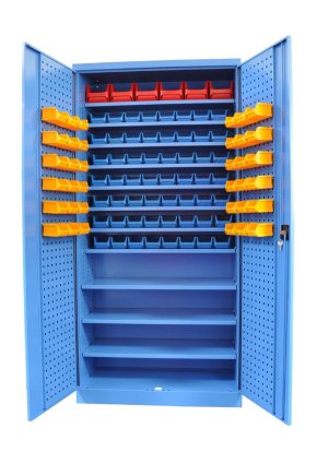 Szafka warsztatowa Kovos ze skrzynkami plastikowymi SPZ_11_0002_C_VAR_6