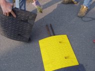 Wzmocnienia stalowe dla ograniczenia prędkości do 30 km/h