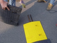 Wzmocnienia stalowe dla ograniczenia prędkości do 30 km/h