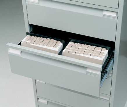 Szafa kartotekowa metalowa z szufladami Bisley BCF96 - 3