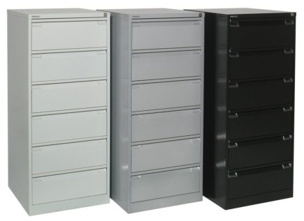 Szafa kartotekowa metalowa z szufladami Bisley BCF96 - 7