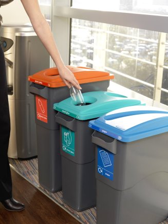 Wewnętrzny kosz do segregacji śmieci 60L EcoSort (różne warianty) - 5