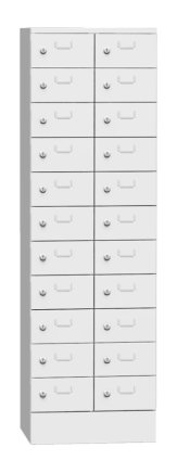 Szafa do sortowania poczty bez wrzutni SVO_32_B22