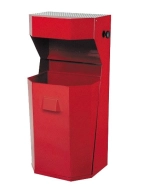 Zewnętrzny kosz na śmieci z popielniczką 1024