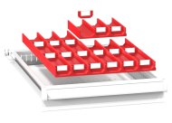 Plastikowe przegródki do szuflad ZL 19 x 27D