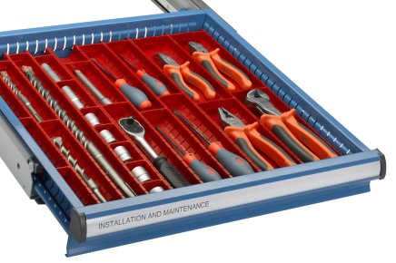 Plastikowe przegródki do szuflad ZL 19 x 27D - 2