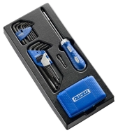 Zestaw z wkrętakiem grzechotkowym