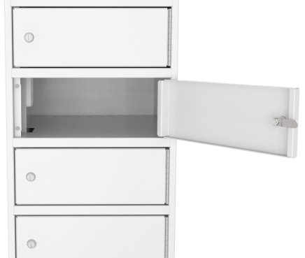 Szafka na laptopy SZNL 4110 - 10 przegródek z instalacją elektryczną - 9