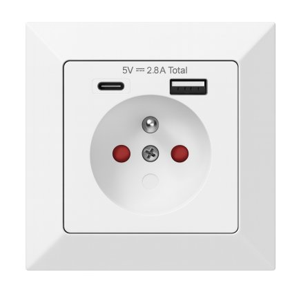 Szafka na laptopy SZNL 4110 - 10 przegródek z gniazdami i USB A+C - 10