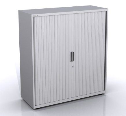 Szafka na dokumenty z drzwiami żaluzjowymi SYT12/4