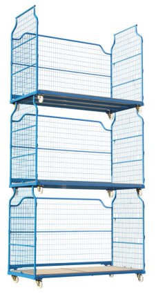 Kontener mobilny z 3 ścianami z siatki Universal Corlette® uc-240.599 - 3