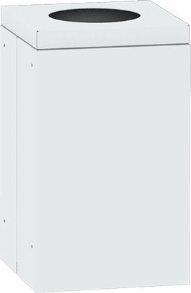 Kwadratowy kosz na śmieci ze zdejmowaną pokrywą 3821 - 5