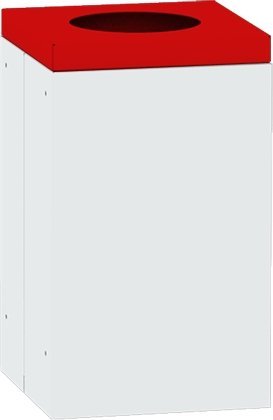 Kwadratowy kosz na śmieci ze zdejmowaną pokrywą 3821 - 2