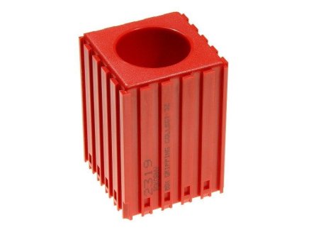 Plastikowy stojak do przechowywania tulei zaciskowych o średnicy 32 mm