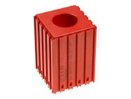 Plastikowy stojak do przechowywania tulei zaciskowych o średnicy 25 mm