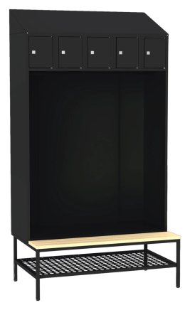 Zestaw szatniowy szafa otwarta Szos (różne warianty) - 3