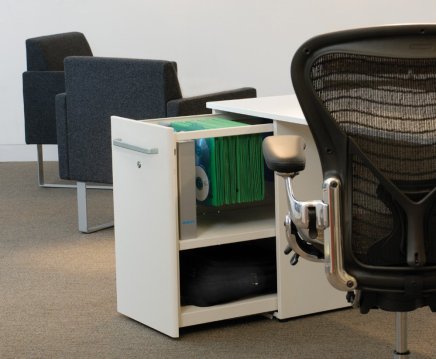 Kontenerek biurowy "Tower" BTW2ZFS - 4