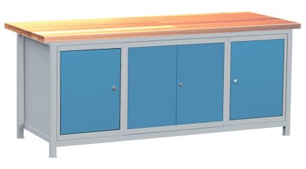 Stół warsztatowy z kontenerkami, zestaw DPJ 205