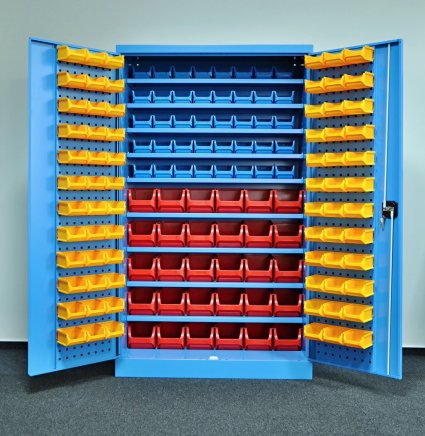 Szafka warsztatowa Kovos ze skrzynkami plastikowymi SPZ_11_0003_C_VAR_9