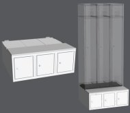 Kontener do szafy LBX 33A - 900 mm