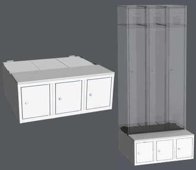 Kontener do szafy LBX 33A - 900 mm