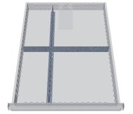 Metalowa przegródka do szuflad 115A