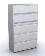 Szafka na dokumenty z drzwiami uchylnymi i szufladami SYC10/50/2/3