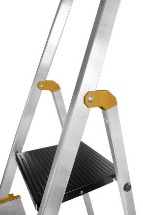 Drabina aluminiowa trzystopniowa (łącznie z platformą) DR-AL-D3-MAX (3 modeli) - 3