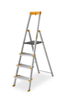 Drabina aluminiowa trzystopniowa (łącznie z platformą) DR-AL-D4-MAX