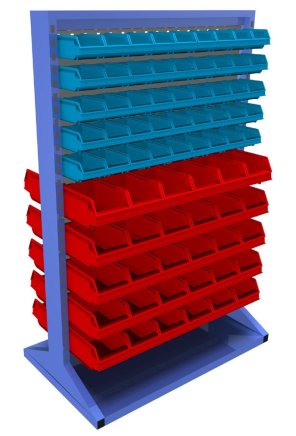 Stacjonarny panel dwustronny z wyposażeniem PSZ_22_A_VAR_3