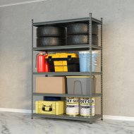 Metalowy bezśrubowy regał półkowy REG_12060183_G