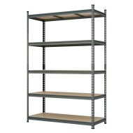 Metalowy, bezśrubowy regał półkowy REGM_12040183_G