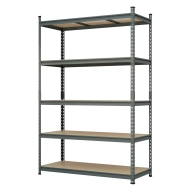 Metalowy regał magazynowy bezśrubowy REGM_12040183_G