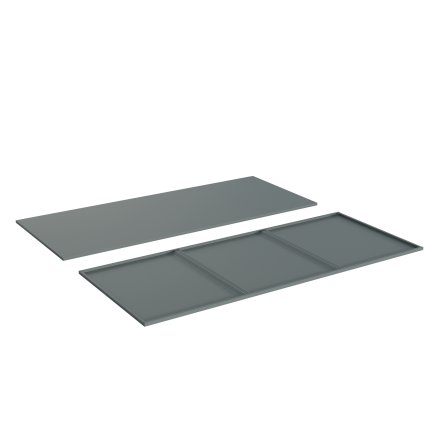 Metalowy, bezśrubowy regał półkowy REG_8040183_G - 4