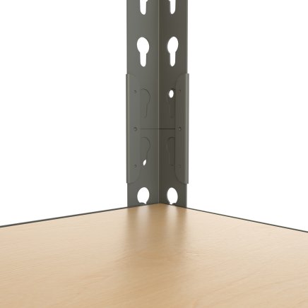 Metalowy bezśrubowy regał półkowy REGM_12050183_G - 3