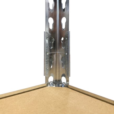 Metalowy, bezśrubowy regał półkowy REGM_12040183_Z - 3