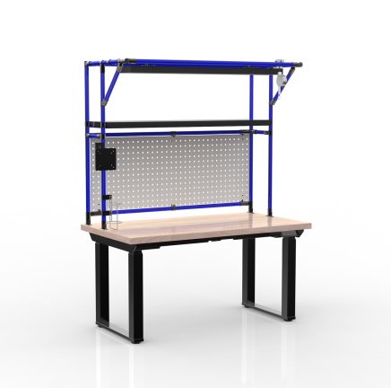 Elektronicznie regulowany stół warsztatowy z tablicą narzędziową 24111933 - 3