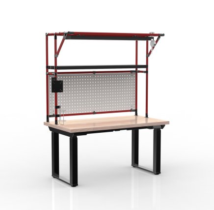 Elektronicznie regulowany stół warsztatowy z tablicą narzędziową 24111933 - 2