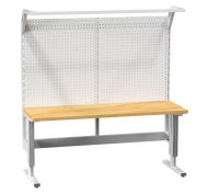 Stół regulowany elektrycznie z tablicą perforowaną (różne warianty)