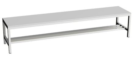 Ławka do szatni - szerokość 2000 mm LAV 20A