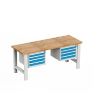 Stół warsztatowy z kontenerkami EN_2024