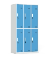 Szafka BHP pracownicza szara/niebieska HDG-06-7047_5015