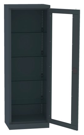 Szafka z przeszklonymi drzwiami Malow NSML 101 - 4