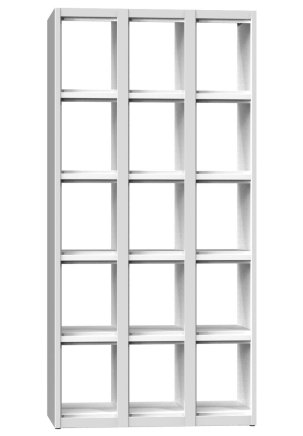 Szafka BHP pracownicza szatniowa z piętnastoma drzwiami XS95-18 - 2