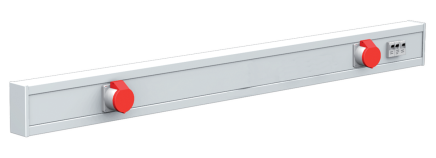 Listwa zasilająca z gniazdami elektrycznymi 1200, 1500 lub 2000 mm