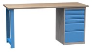 Stół warsztatowy z kontenerkiem SD41732 1700 mm