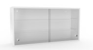 Szafka lekarska wisząca ze szklanymi drzwiami przesuwnymi SZL