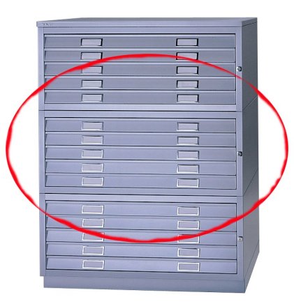 Szafka na mapy i rysunki w formacie A1 typu FCB44 - 3